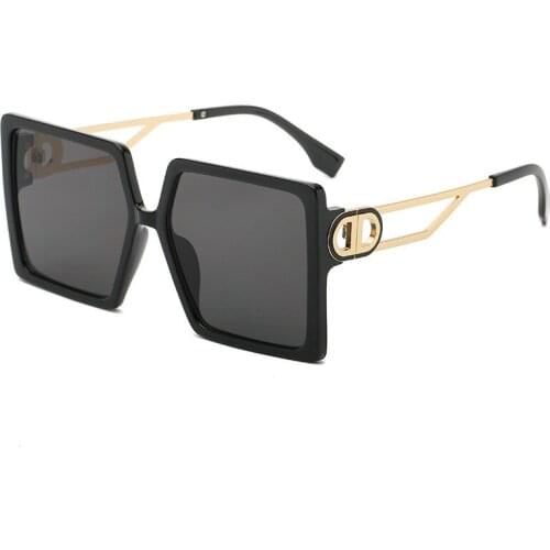 2020 Women Round Sunglasses Black New Trendy Brand Designer Retro Sun Glasses Chic Hollow Frame Eyewear For Men Women UV400