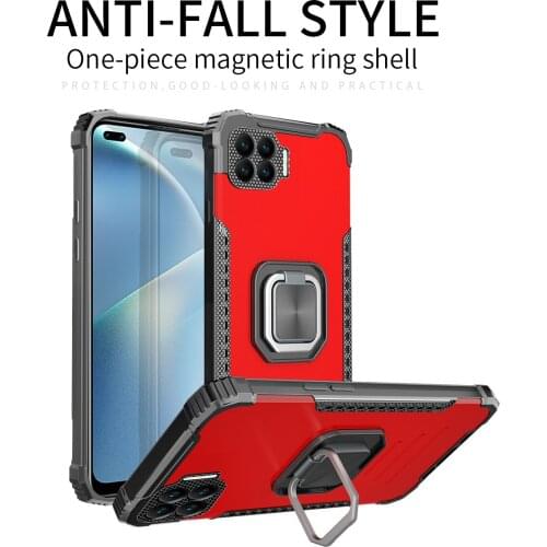 ShockProof Case For OPPO Realme 7 8 Pro 6 5i 6i C11 C12 C15 7i Magnet Radiating Bumper Case Back Cover For OPPO Reno 4 Lite 4F 5