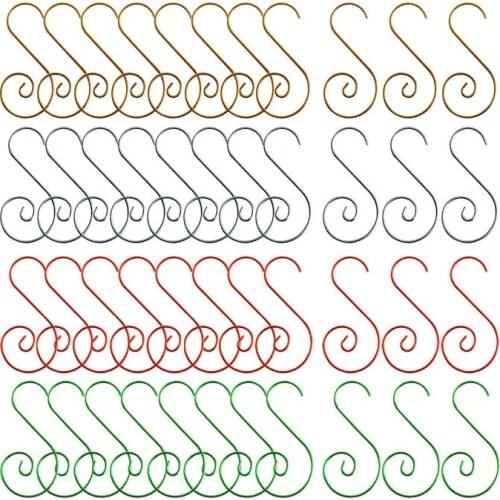 Christmas Supplies Accessories Christmas Hooks Christmas Tree Decoration Hooks Dardware Pendants S Hook Ornament Ball Hang Hooks