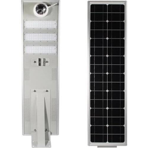 60w 80w 100w 250w solar led street light camera motion sensor integrated all in one solar street light with cctv cameras