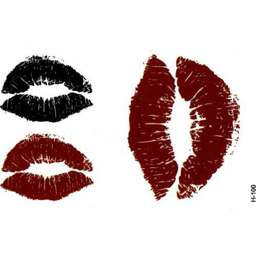 Lips temporary tattoo sticker bloody sexo tatoo sticker car styling tatuagem harajuku henna tattoo sleeves sexy products praia