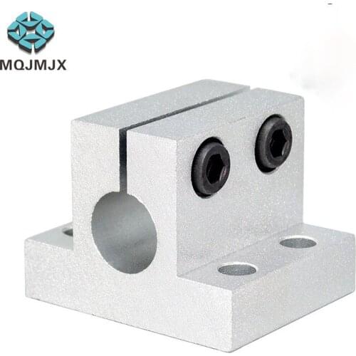 Aluminum Alloy Shaft Bracket Guide Shaft Support Side Mount Type Pillar Frame Fixing Clip