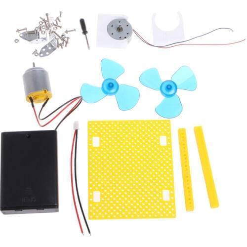 1Set Electrical Mini Wind Generator DIY Kit Micro Wind Turbine Power Electric Generator Motor