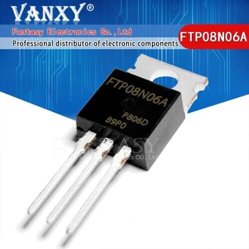 10pcs FTP08N06A TO-220 FTP08N06 TO220 08N06 new original
