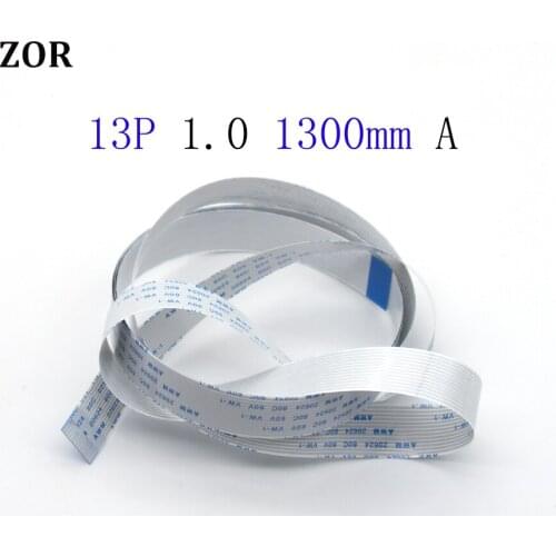 5/10/20pcs 13pin FFC FPC flat flexible cable 1.0mm pitch 13 pin A-type forward length 1300mm ribbon flexible cable