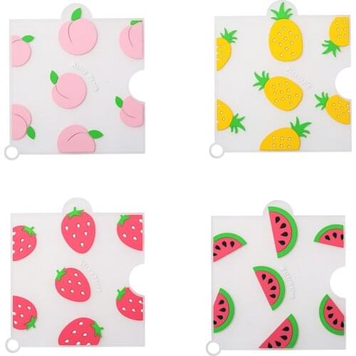 Colorful coaster for table desk Silicone cup mat placemat stand fruit drink Pad for kitchen Pad Slip Holder