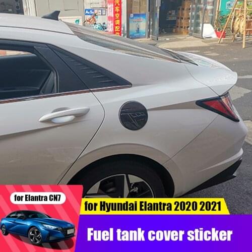 For Hyundai Elantra Avante CN7 2021 stainless steel ABS new style personalized protection decorative fuel tank cap