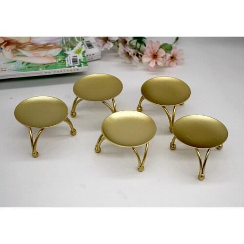 EKqming Decorative Wrought Iron Candlesticks