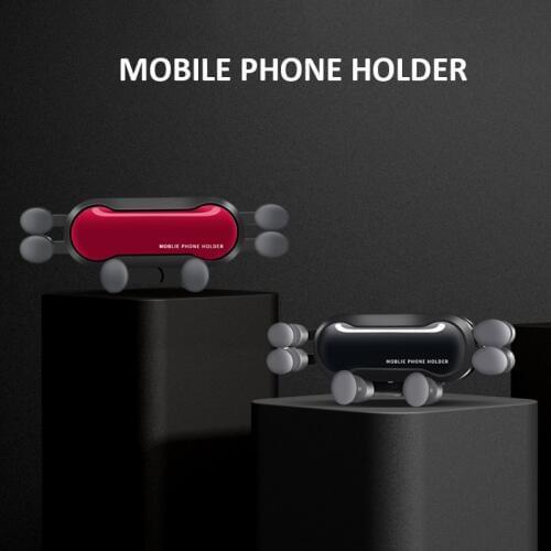 Gravity Cell Phone Holder for Car Mount Air Vent Clip GPS Holder Stand Bracket No Magnetic Mobile Phone Mount for iIPhone Xiaomi