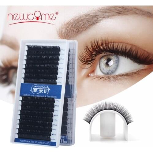 Individual Eyelashes Extensions Silk Volume Eye Lash Extension Cilio False Eyelashes Faux Mink Eye Lashes 16Row Eyelashes Makeup