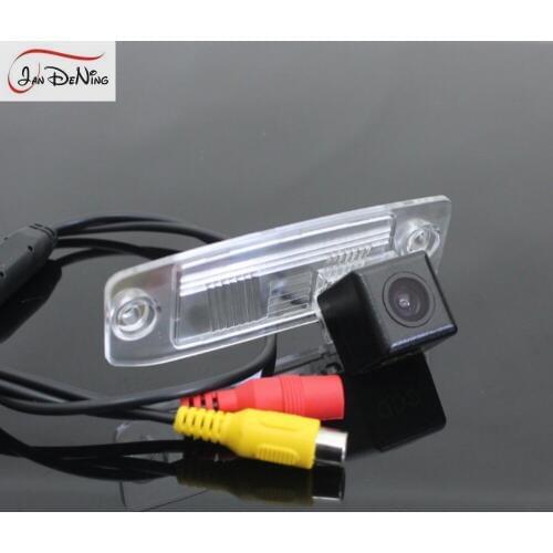 JanDeNing HD CCD Car Rear View Parking/Backup Reverse Camera/ Waterproof License Plate Light OEM For Hyundai Accent MC 2005-2011