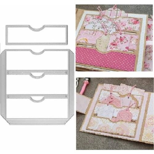 Pocket Cutting Dies Stencil Template For DIY Scrapbooking Embossing Paper Card Album Making Decor Craft Leaf Dies Cut