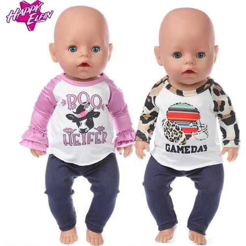 2020 New Suits For 17 Inch Baby Dolls 43cm Clothes Doll Accessories