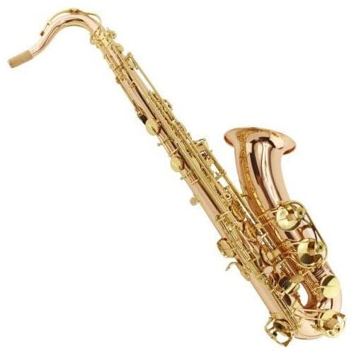 MARGEWATE Bb Tenor Saxophone High Quality Phosphor Bronze Gold Lacquer B Flat Saxophone Playing Musical Instrument Sax with Case