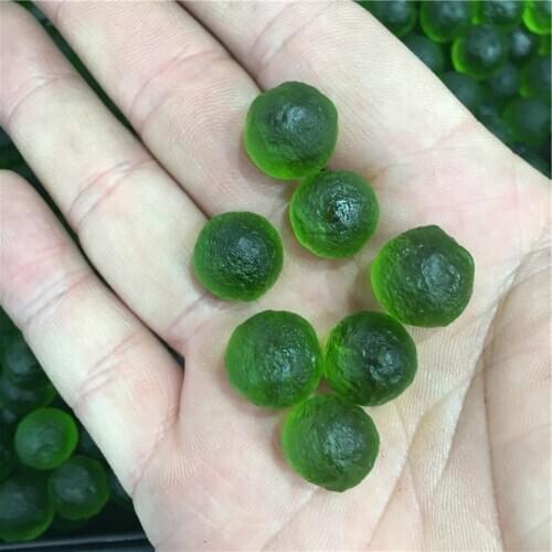 Moldavite Czech Meteorite Impact Glass Beads Natural Rough Stone Crystal Energy Stone 1pc