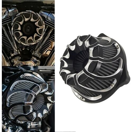 Motorcycle CNC Air Filter Cleaner Intake Filter For Harley Softail Dyna Sportster 883 1200 Touring Road King Fatboy FLHX FLTRX
