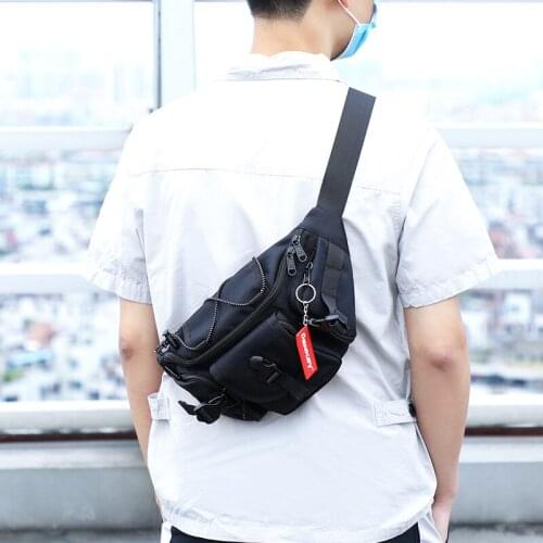 South Korea Chest bag ins tide brand shoulder bag men women street trend shoulder messenger bag college student waist bag