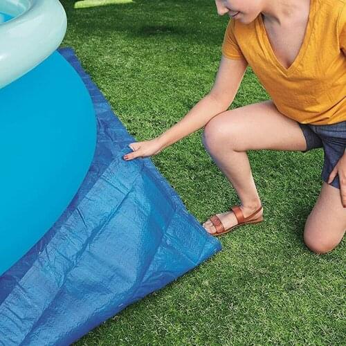 Ground Cloth Swimming Pool Floor Protector Mat Foldable Waterproof Paddling Pools D1