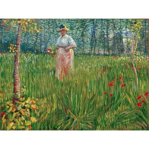 Landscape Van Gogh DIY Cross Stitch 11CT Embroidery Kits Craft Needlework Set Cotton Thread Printed Canvas Home Sale