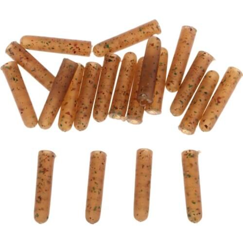 20pcs Rubber Helicopter Rig Sleeves for Protecting Knots, Swivel, Snaps