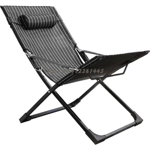 Folding Lunch Break And Nap Lounge Chair Office Home Leisure Balcony Sun Chair Portable Lazy Backrest Chair Simple
