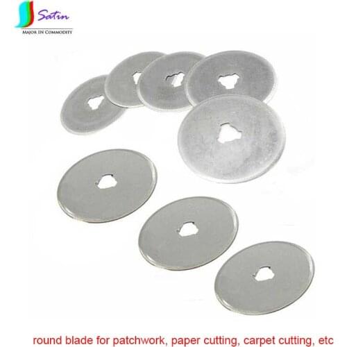 High Quality New 10 pc 45mm/28mm Rotary Cutter Blades Fit for Olfa,fiskar,clover Cut Cloth Fabric Paper Sewing Tool S0508H