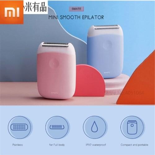 Xiaomi Mini Women Shaver Painless Epilator Shaving Machine Electric Hair Removal Trimmer Epilator Household Travel Home Portable