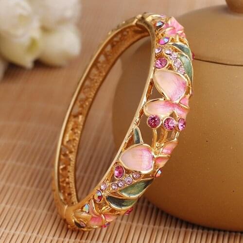 Female national wind gold-plated bracelet wholesale fashion accessories manufacturers hot style restoring ancient ways