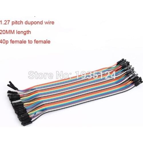 10pcs 40 Pin Dupont Wire Cable Connector 20cm Female To Female Dupont Line Jumper Wire Compatible For Breadbroad