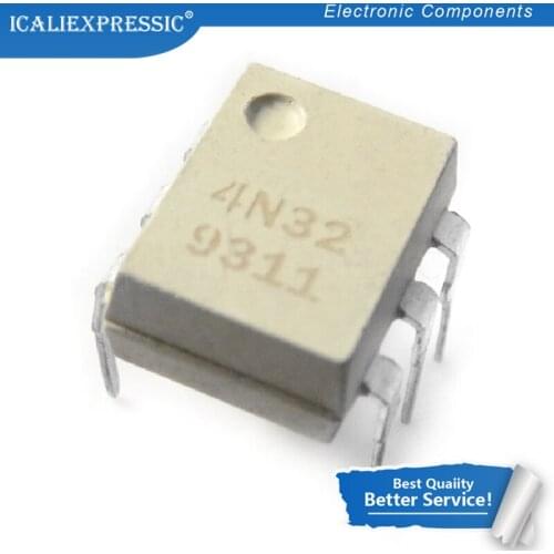10PCS 4N40 4N38 4N37 4N36 4N35 4N33 4N32 4N27 4N28 DIP-6 IC Optocoupler