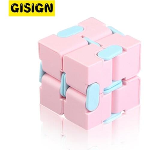 2021 Child Adult Infinity Magic Cube Decompression Square Puzzle Toy Anti Stress Toys Relieve Stress Funny Hand Game Maze Toys