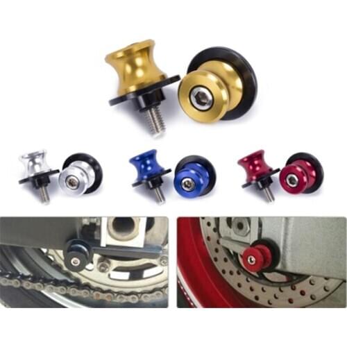 2pcs Universal 8 Mm CNC Swing Arm Spools Sliders Motorcycle Starting Screw Nail Body Work Motorcycle Parts