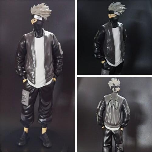 31CM Anime Naruto Tide Brand Trend Assemble Kakashi Boxed Action Humanoid Childrens Gift Doll Decoration Model Toy Collectible