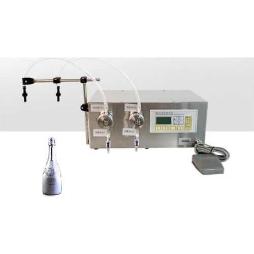 Double-Head Magnetic Pump Liquid Filling Machine Liquor Beverage Edible Oil Essential Oil Automatic Quantitative Tool Equipment