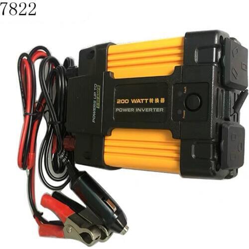 200W Automobile Power Inverter 12V to 220V Converter USB Charger ADapter 200W Portable Automatic Refit