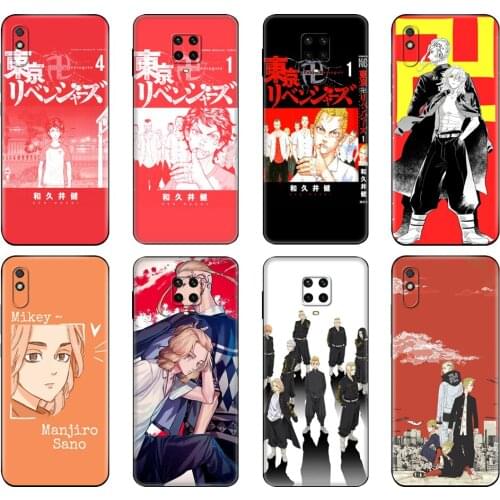 Black tpu Case For Xiaomi Redmi 7A 8 8A 9 9A 9C Case Redmi Note 8T 8 Pro T Note 9 9S 9 Pro Case Tokyo revengers