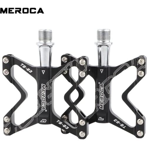 MTB Road Bike Folding Bike Color Pedal MEROCA Bicycle Pedal Aluminum Alloy Non-slip Bearing Pedal
