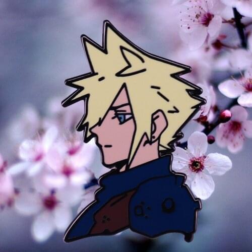 Final Fantasy VII Cloud Strife Enamel Pin