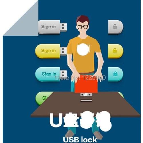 Real room escaping game USB disk prop plug the usb disk to escape magic torch to open the lock