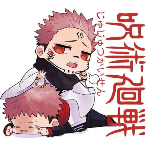Three Ratels CA97 Jujutsu Kaisen Itadori Yuji cool Personalized Anime Sticker gabinete gamer home decoration decals