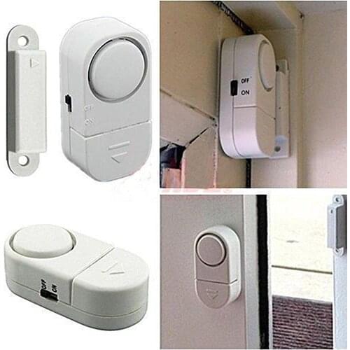 Magnetic Sensor Wireless Door/Window Entry Security Burglar Sensor Alarm System Magnetic Smart Home Alarm Warning System