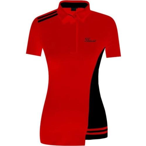 Golf Wear Womens Polo Shirt Sport Golf Wear Short Sleeve Quick Dry Breathable Shirts for Women Free Ship