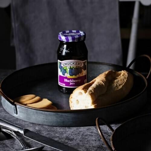 Retro Round Binaural Storage Tray Wrought Iron Bread Tray European Style Vintage Fruit Dessert Pastry Basket Photo Props Decor