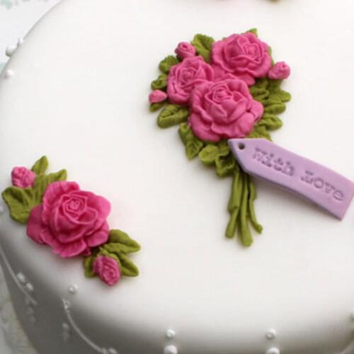 Roses Silicone Mold Fondant Mould Cake Decorating Tool Chocolate Gumpaste Molds, Sugarcraft, Kitchen Accessories