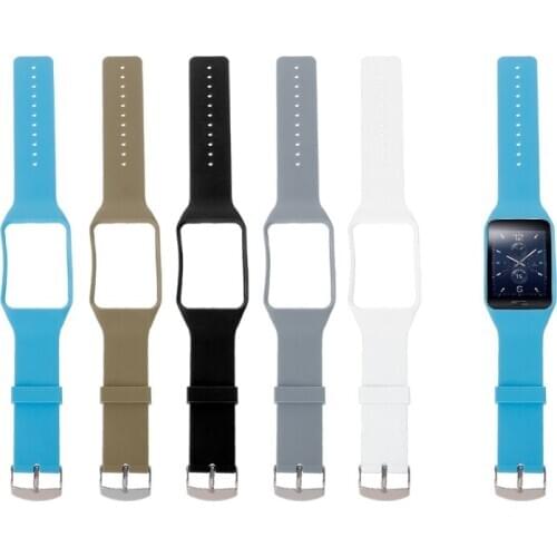 Silicone Wrist Band Strap Replacement for samsung Gear S SM-R750 Smart Watch Drop shipping