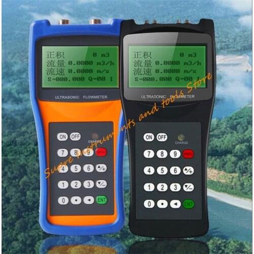 Ultrasonic liquid flow meter TDS-100H with S2 and M2 Sensor DN15-DN700mm Water Flowmeter