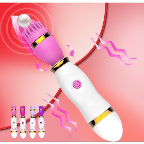 Rotation G spot Vibrator For Women Clitoris Stimulator Nipple Orgasm Clit Stimulator 360 Clitoris Licking Vibrator Adult Toys