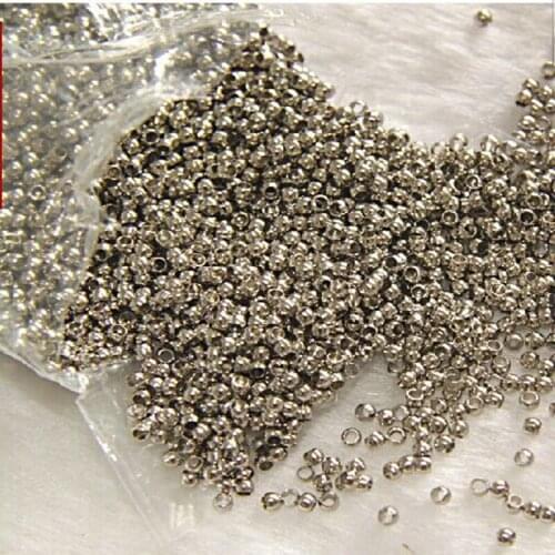 Top Quality 10000pcs/bag 2mm Fixing Stainless Steel Metal Fixing Beads For DIY Crystal Beads Curtain Accessories & Lighting