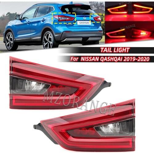 Tail Light Assembly For Nissan Qashqai 2019-2020 2021 European Version Inner Rear Tail Brake Light Lamp With Wire Harness