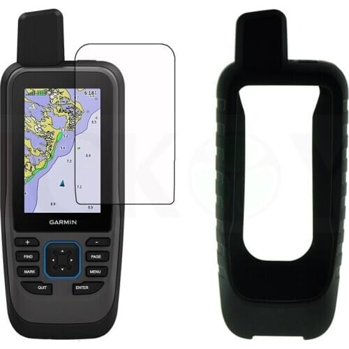 Protect Silicon Case Shield film Screen Protector for Handheld GPS Garmin GPSMAP 86sc 86s 86 SC Accessories